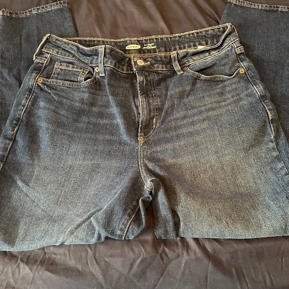 Old Navy Denim Size 14 NEW without Tags Blue High Rise Straight